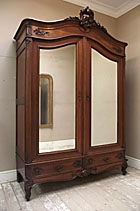 french antique double door armoire